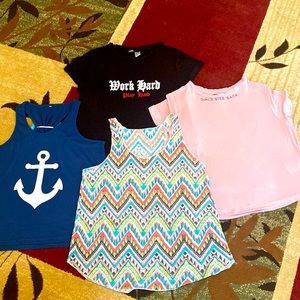 “Bundle of 4” 2 Tank Tops and 2 H&M T-Shirt